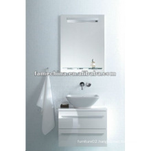 new white glossy bathroom cabinet/vanity white wall cabinet